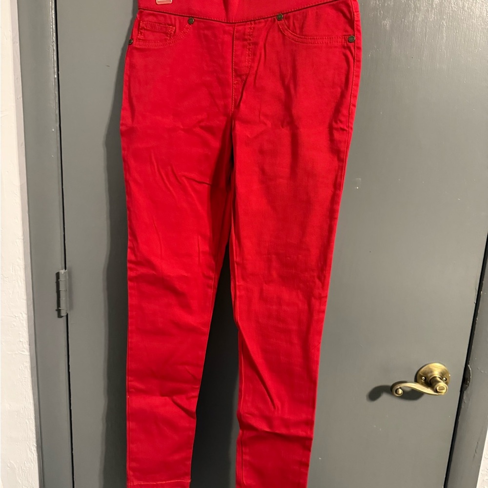 Faded Glory Red Jeggings Size 4